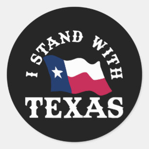 Adesivo Eu Apoio o Texas