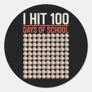 Adesivo Eu atingi 100 dias de escola engraçado Bysebyll 10