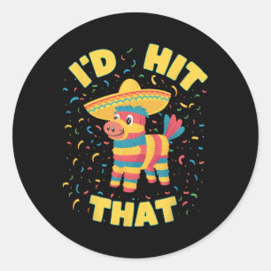 Adesivo Eu Bateria Naquela Piñata Engraçado Cinco De Mayo