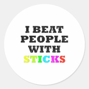 Adesivo Eu Bato Pessoas Com Sticks Controles de Videogame