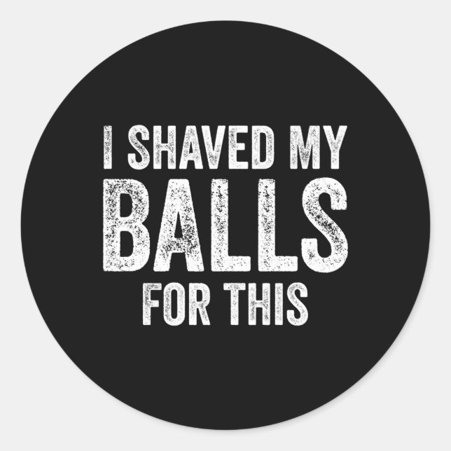 Adesivo Eu Cantei As Bolas Por Isso (Frente)