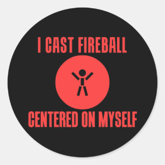Adesivo Eu Cast Fireball