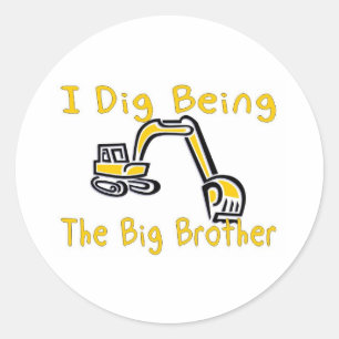 Adesivo eu cavo o irmão mais velho
