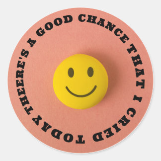 Adesivo Eu Chorei Hoje