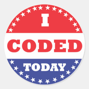 Adesivo Eu Codificei Hoje