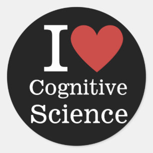 Adesivo Eu ❤️ Cognitive Science for Students/Faculty CUSTO