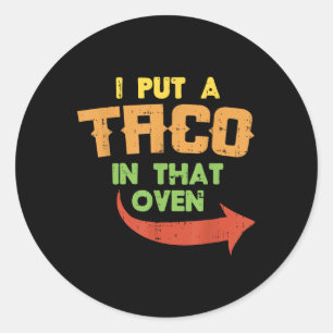 Adesivo Eu Coloquei Um Taco Naqueles Homens De Gravidez Fo