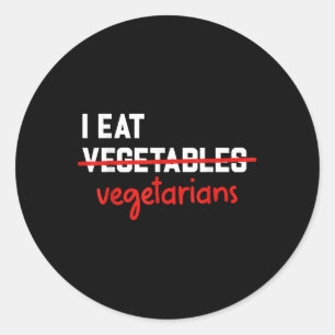 Adesivo Eu Comi Carnívoro Engraçado Vegetariano