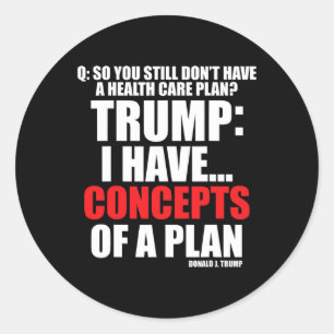 Adesivo Eu... Conceitos Do Plano De Votação Trump 2024