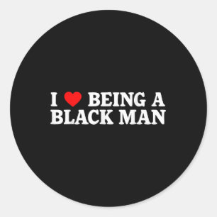 Adesivo Eu Coração Sendo Um Homem Negro Eu Adoro Ser Um Ho