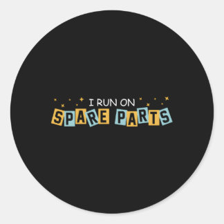 Adesivo Eu corro no Sobrevivente do Transplante Hepático S