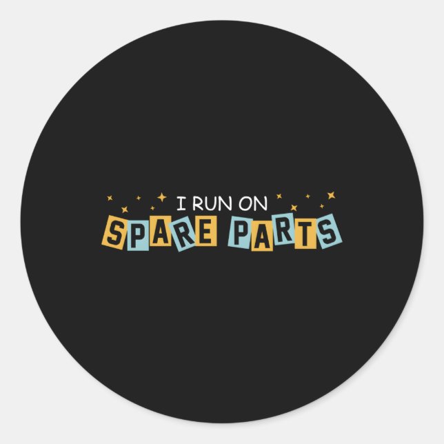 Adesivo Eu corro no Sobrevivente do Transplante Hepático S (Frente)