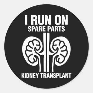 Adesivo Eu corro no transplante renal de peças sobressalen