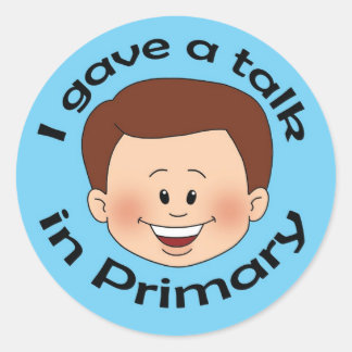 Adesivo Eu dei uma palestra no primário