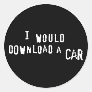 Adesivo Eu descarregaria um carro