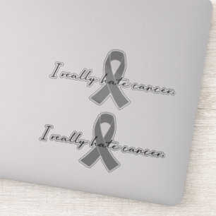 Adesivo Eu Detesto Cancer Glioblastoma GBM