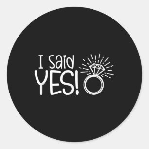 Adesivo Eu Disse Sim Festa de Noivado Noiva Casamento