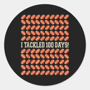 Adesivo Eu Encontrei 100 Dias De Escola, 100 Dias De Futeb