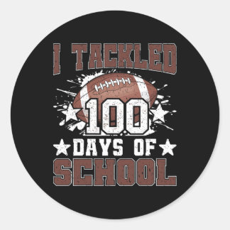 Adesivo Eu Encontrei 100 Dias Na Escola 100º Dia De Futebo