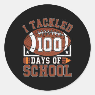 Adesivo Eu Encontrei A Escola 100 Dias 100º Dia de Futebol