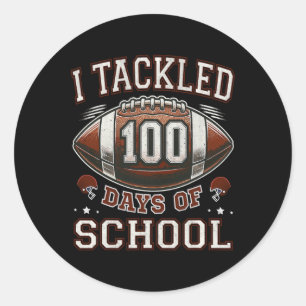 Adesivo Eu Encontrei A Escola 100 Dias 100º Dia de Futebol