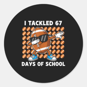Adesivo Eu Enfrentei 67 Dias De Escola 67 Meme Humor De Fu