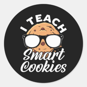 Adesivo Eu Ensino Biscoitos Inteligentes Professor