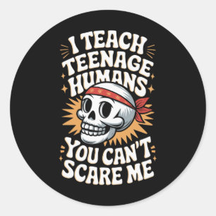 Adesivo Eu Ensino Humanos Adolescentes Você Não Pode Me As