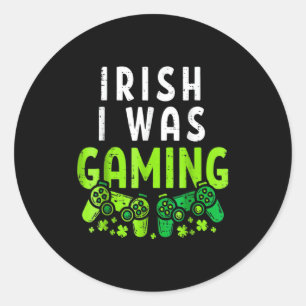 Adesivo Eu era irlandês jogando, engraçado dia de São Patr