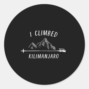 Adesivo Eu Escalei a Montanha do Cume do Kilimanjaro Escal