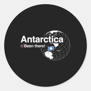 Adesivo Eu Estive Lá Bandeira Da Antártica