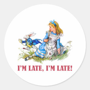 Adesivo Eu estou ATRASADO, mim estou ATRASADO! PARA A DATA