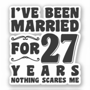 Adesivo Eu Estou Casado Há 20 Anos Aniversário de Casament