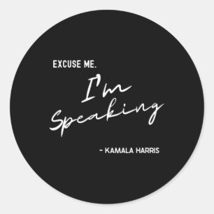 Adesivo Eu estou falando Kamala Harris International Women