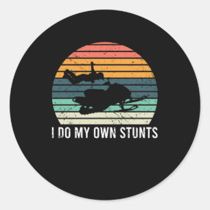 Adesivo Eu Faço Minhas Próprias Pedras Acidente De Neve 