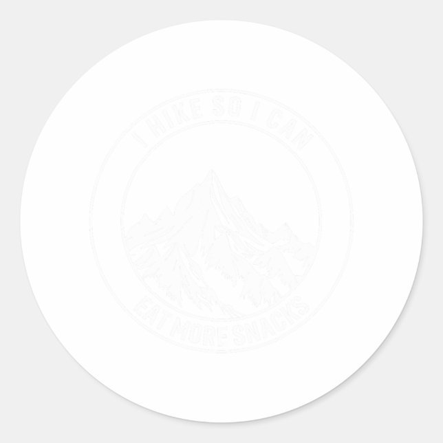 Adesivo Eu Faço Trilhas Para Poder Comer Mais Lanches Dive (Frente)
