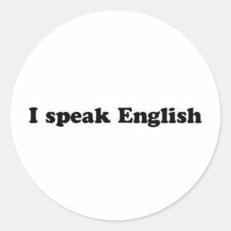 Adesivo Eu Falo Inglês