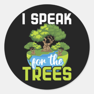 Adesivo Eu Falo Por Árvores - Proteção Ambiental E