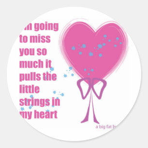 Adesivo Eu faltá-lo-ei