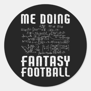 Adesivo Eu Fazendo o Dia do Draft de Futebol Fantasia Engr