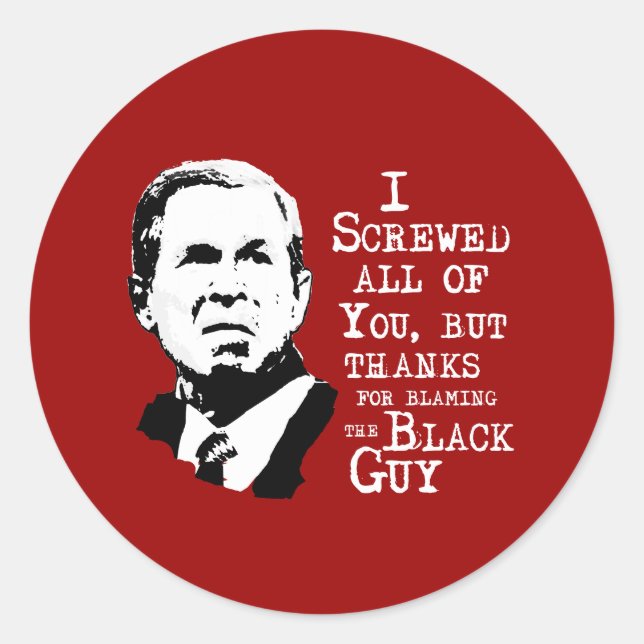 Adesivo Eu ferrei todos vocês, menos obrigados por culpar  (Frente)