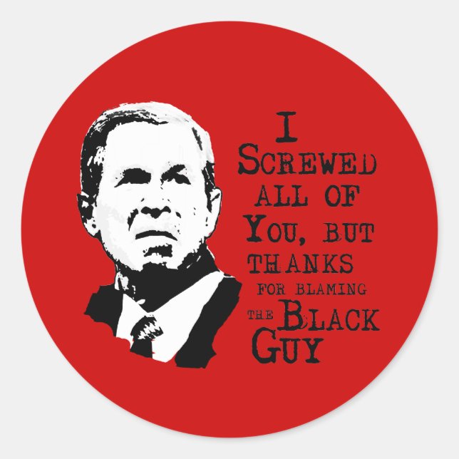 Adesivo Eu ferrei todos vocês, menos obrigados por culpar  (Frente)