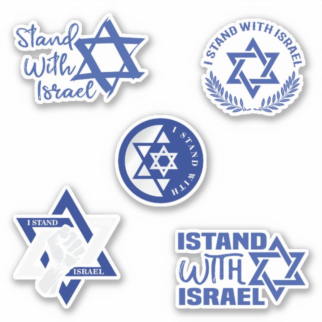 Adesivo Eu Fico Com A Coleção De Israel Vinil Sticker (Frente)