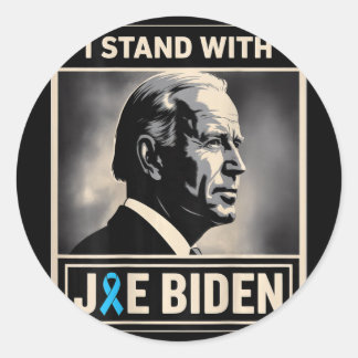 Adesivo Eu fico com Joe Biden