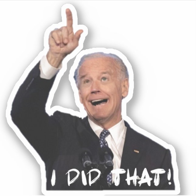 Adesivo Eu fiz isso! (Frente)