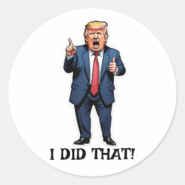 Adesivo "Eu Fiz Isso!" Vinhetas de galhardetes