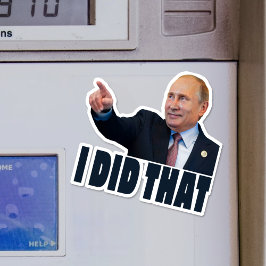 Adesivo EU FIZ QUE Putin Gas Price Sticker