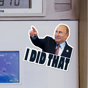Adesivo EU FIZ QUE Putin Gas Price Sticker