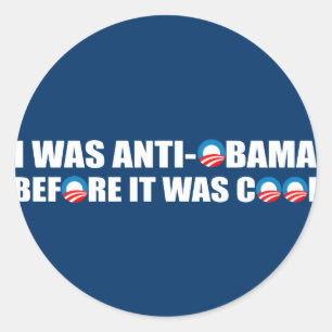 ADESIVO EU FUI ANTI-OBAMA ANTES QUE ESTÊVE LEGAL
