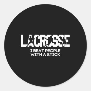 Adesivo Eu Ganhei Pessoas Com Um Pau De Lacrosse